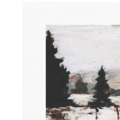 Zig Zag Art Prints Melting Snow Art Print