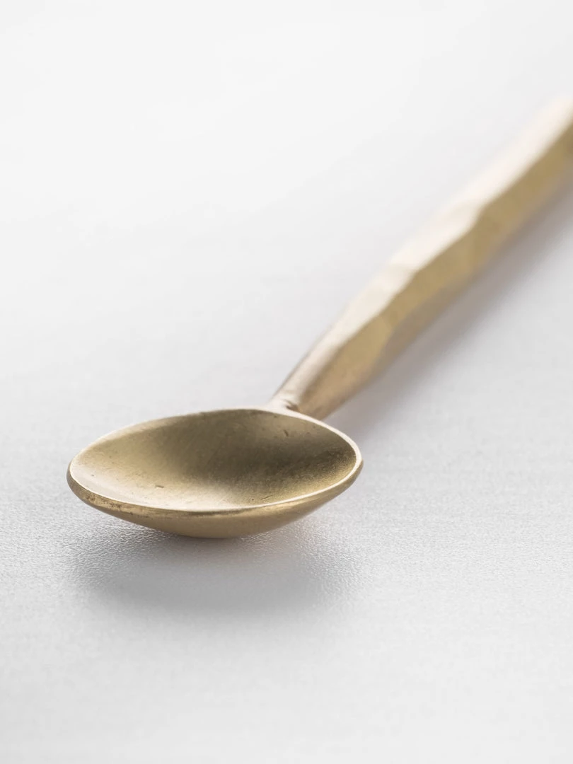 Stuff Mini Brass Salt Spoon