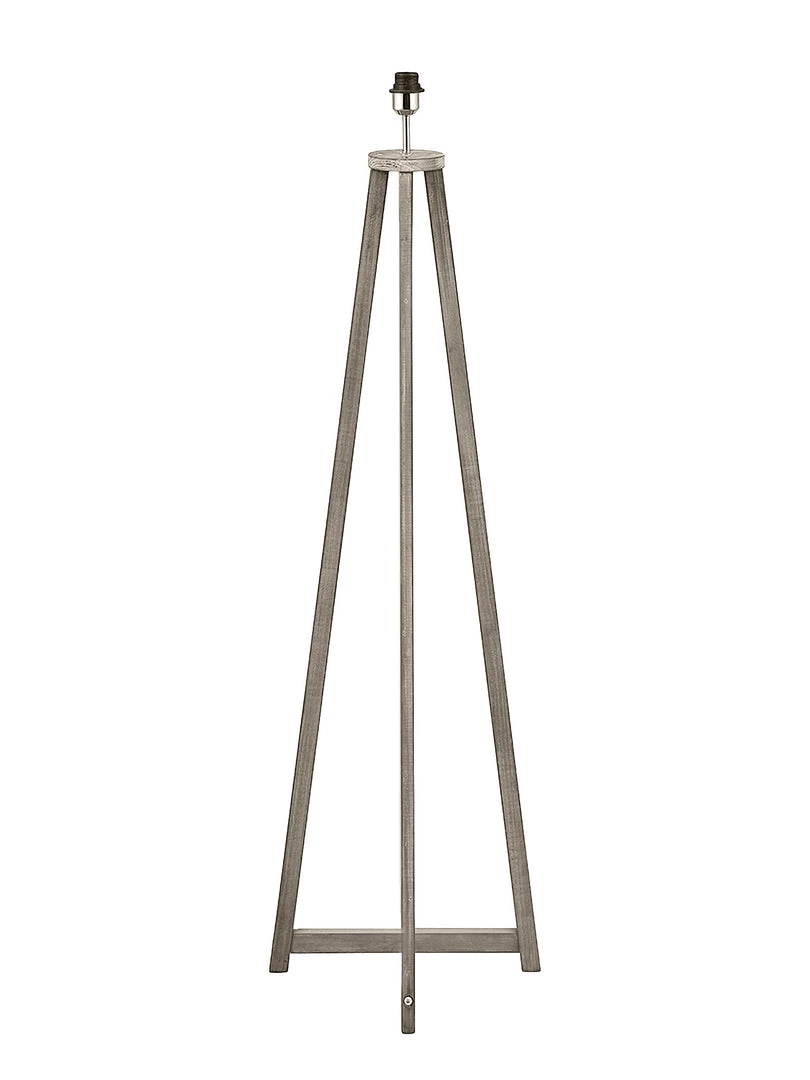 Pacific Drop Ship Morecambe Floor Lamp Base - Wash Grey Floor Lamps