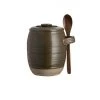 Bloomingville Moss Jar With Lid And Spoon Kitchen