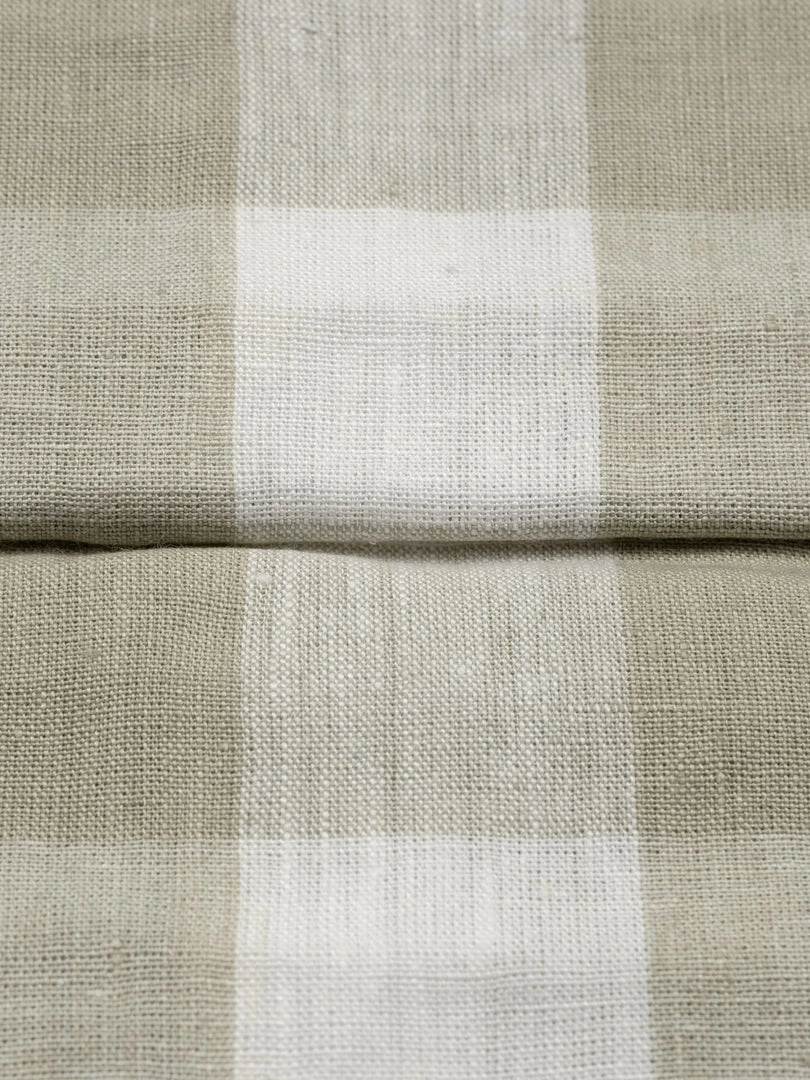 Hudson Home Oatmeal Gingham Tea Towel