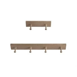 Creamore Mill Oak Peg Rail - Natural Storage