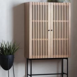 Gallery Direct Drop Ship Cabinets & Storage Okinawa 2 Door Cocktail Cabinet