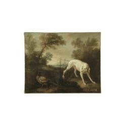 Brookpace Hunting Dog & Pheasant Oleography