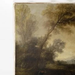 Brookpace Hunting Dog & Pheasant Oleography