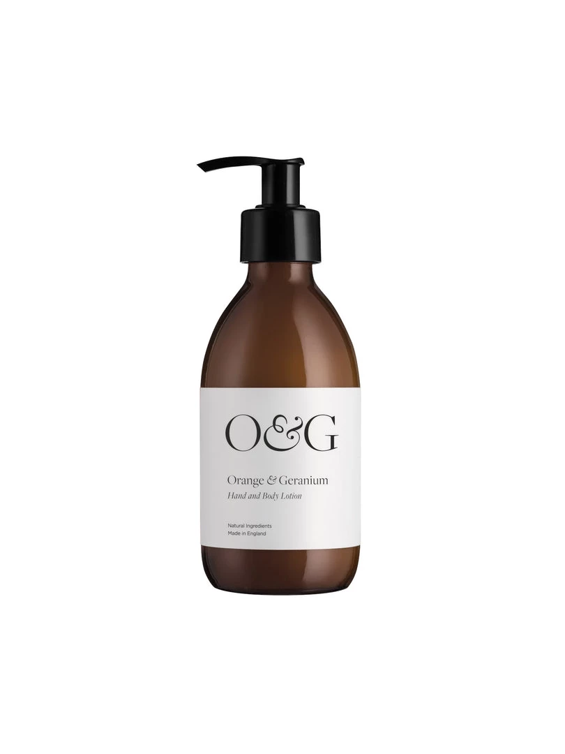 Hudson Home Soap & Cleaning Orange & Geranium Hand & Body Lotion