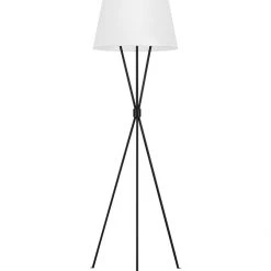 Elstead Drop Ship Floor Lamps Poppy Floor Light Black