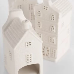 Heaven Sends Sale Porcelain House Tealight Holders