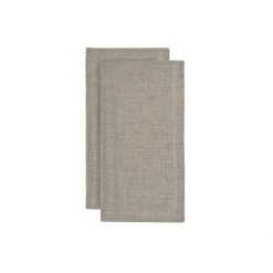 Waltons Kitchen Pure Linen Napkins Natural Set Of 2