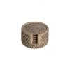 Roudham Trading Kitchen Rattan Coaster Set