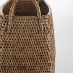 Roudham Trading Storage Natural Rattan Magazine Holder