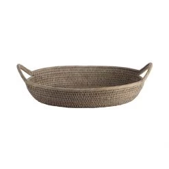Roudham Trading Rattan Tray Large Oval Trays
