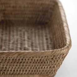 Roudham Trading Natural Rattan Small Basket Storage