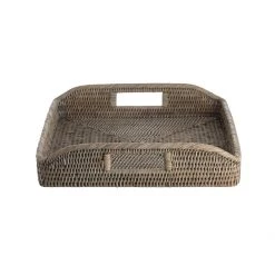 Roudham Trading Trays Rattan Tray - Square