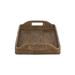 Roudham Trading Natural Rattan Medium Tray Trays