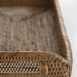 Roudham Trading Natural Rattan Medium Tray Trays