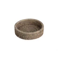 Roudham Trading Kitchen Rattan Wine Bottle Coaster