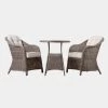 Gallery Direct Drop Ship Rennes 2 Seater Garden Bistro Set - Natural Garden Seating