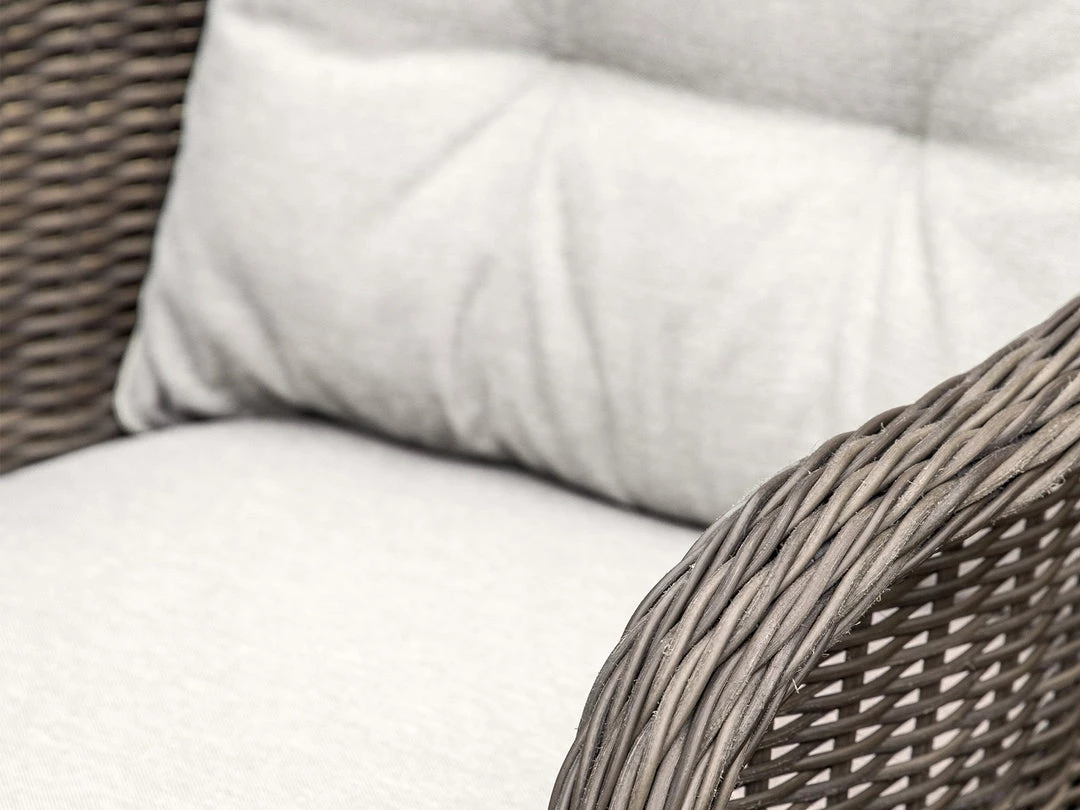 Gallery Direct Drop Ship Rennes 2 Seater Garden Bistro Set - Natural Garden Seating