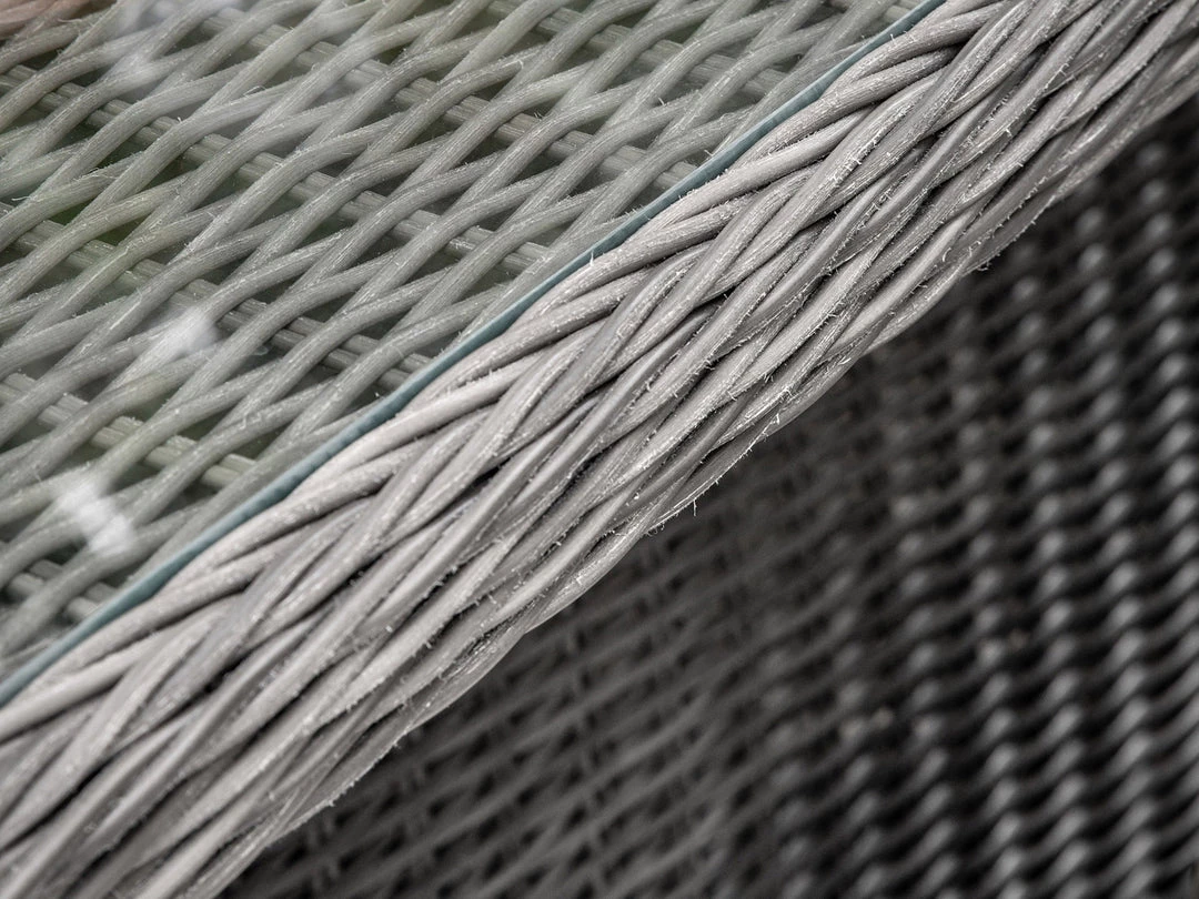 Gallery Direct Drop Ship Rennes 6 Seater Garden Dining Set - Grey Garden Seating