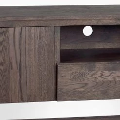 Rowico Drop Ship Ridgewood Media Unit - Dark Oak