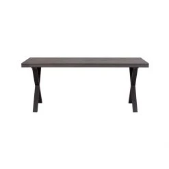 Rowico Drop Ship Ridgewood X-Leg Table - Dark Oak Coffee & Side Tables