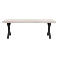 Rowico Drop Ship Ridgewood X-Leg Table - Light Oak