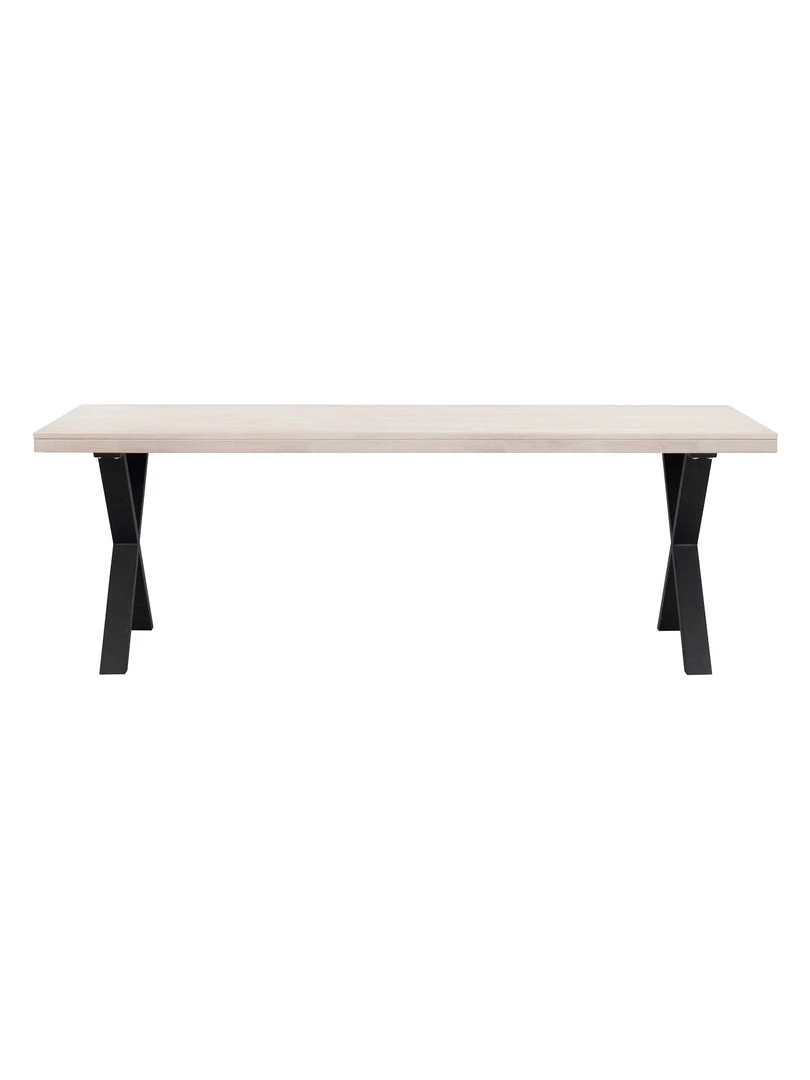 Rowico Drop Ship Ridgewood X-Leg Table - Light Oak