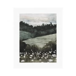 Zig Zag Art Rolling Pasture Art Print Prints