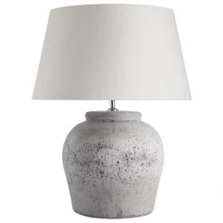 Bundle Table Lamps Roman Lamp - Off White Shade