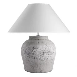 Bundle Roman Lamp - White Coolie Shade