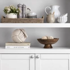 Quay Traders Decorative Objects Rope Doorstop White