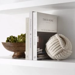 Quay Traders Decorative Objects Rope Doorstop White