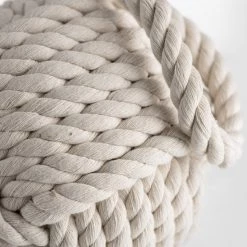 Quay Traders Decorative Objects Rope Doorstop White