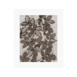 Zig Zag Art Rose Leaves Art Print Prints