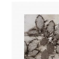 Zig Zag Art Rose Leaves Art Print Prints