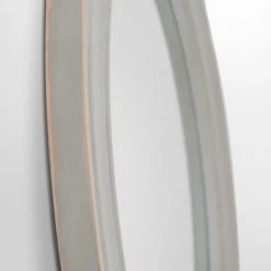 Pacific Drop Ship Round French Grey Washed Mirror - Small Mirrors