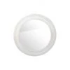 Pacific Drop Ship Round White Washed Mirror - Small