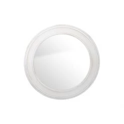 Pacific Drop Ship Round White Washed Mirror - Small