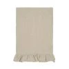 Magic Linen New Ruffle Linen Tea Towel Natural