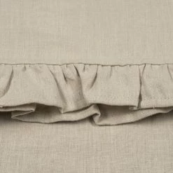 Magic Linen New Ruffle Linen Tea Towel Natural