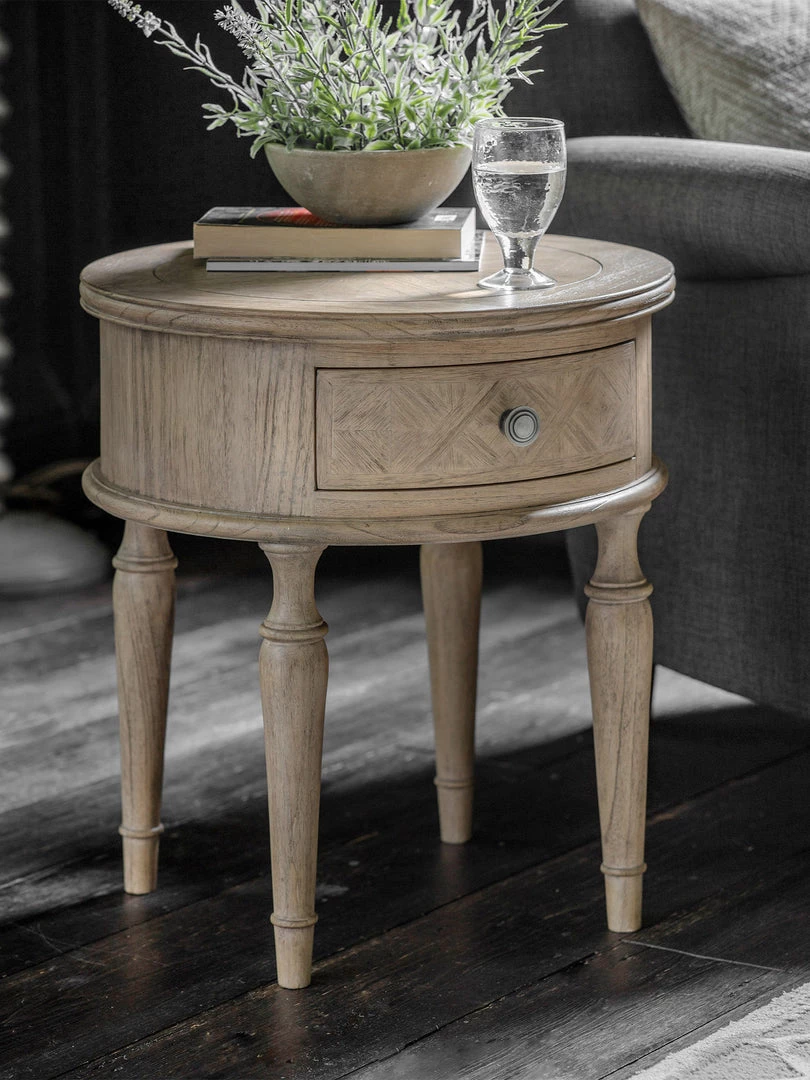 Gallery Direct Drop Ship Savanne Round Side Table