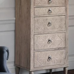 Gallery Direct Drop Ship Savanne Tall Chest Of Drawers New