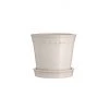 Wikholm Form Scalloped Cream Plant Pot - Small Garden Accessories