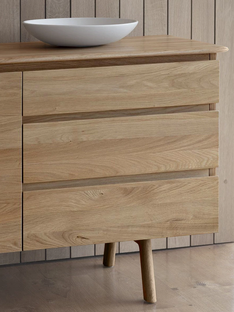 Gallery Direct Drop Ship Consoles & Sideboards Seville Side Board - Oak