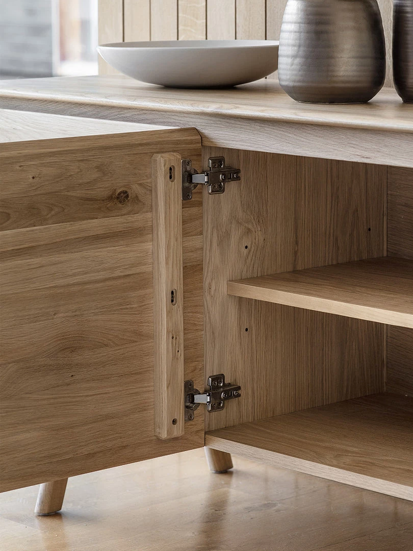 Gallery Direct Drop Ship Consoles & Sideboards Seville Side Board - Oak