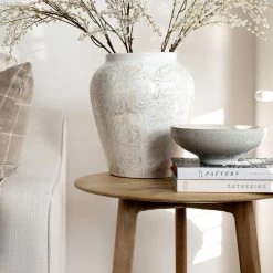 Gallery Direct Drop Ship Seville Side Table - Oak Coffee & Side Tables