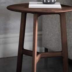 Gallery Direct Drop Ship Coffee & Side Tables Seville Side Table - Walnut