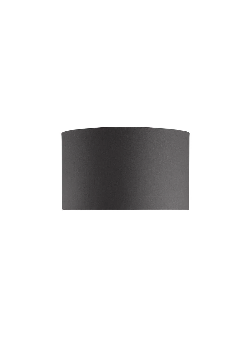 Pacific Handloomed Dark Grey Cylinder Shade 30cm