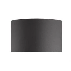 Pacific Shades Handloomed Dark Grey Cylinder Shade 40cm